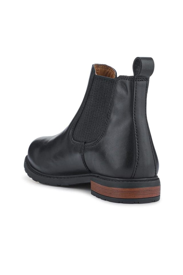Jones Bootmaker Jones Bootmaker Women's Mayah Leather Chelsea Boots in Black - 3
