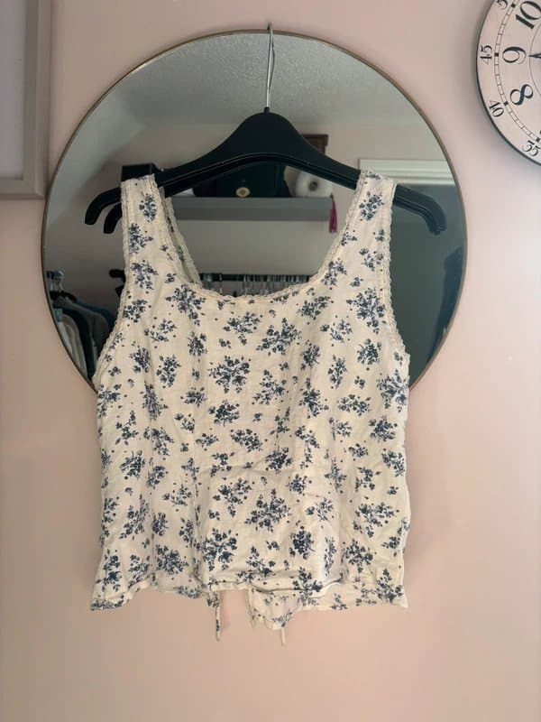 New Look New look tie front top size 12