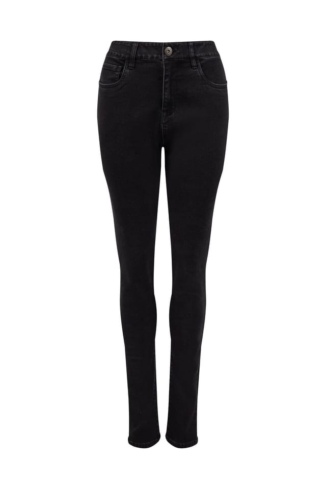 Weird Fish Weird Fish Women's Gerrie Slim Jean in Jet Black - 2