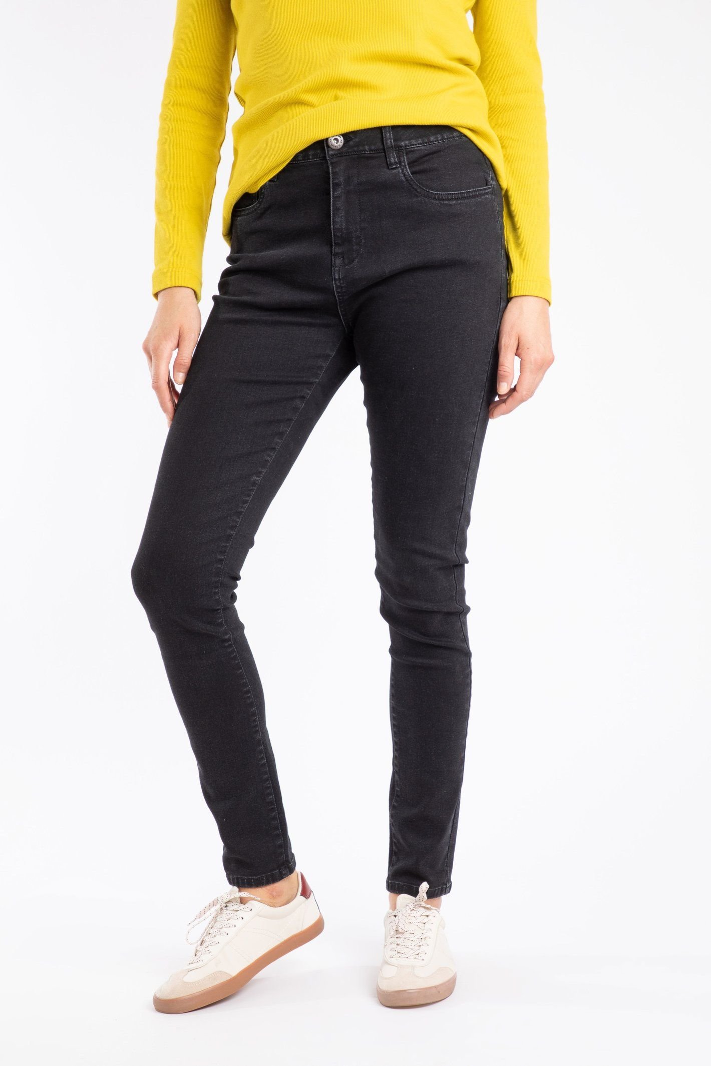 Weird Fish Weird Fish Women's Gerrie Slim Jean in Jet Black - 3