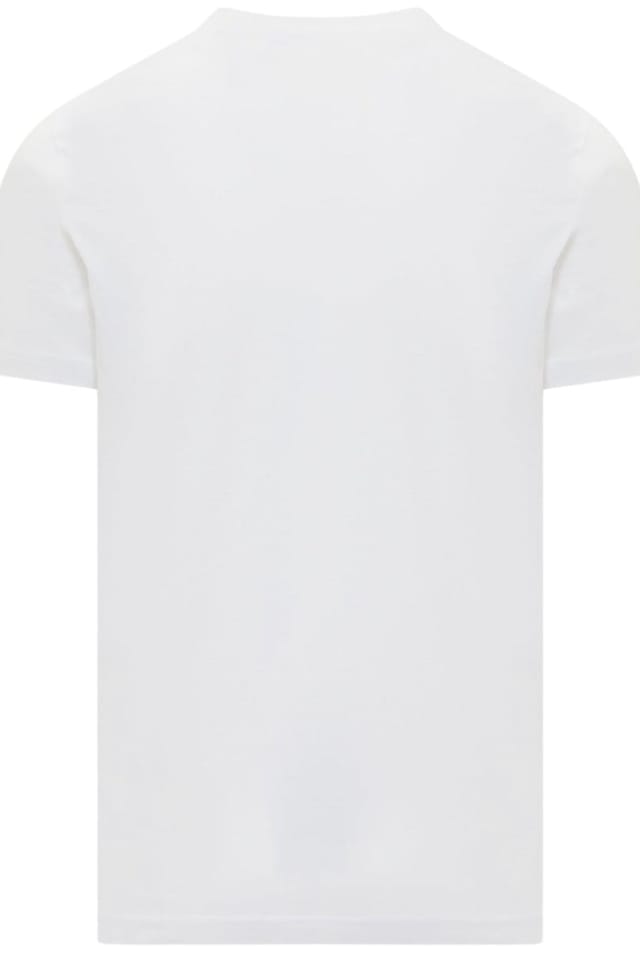 Diesel Diesel Men's Short Sleeve Crew Neck Regular Fit T-shirt in White - 3