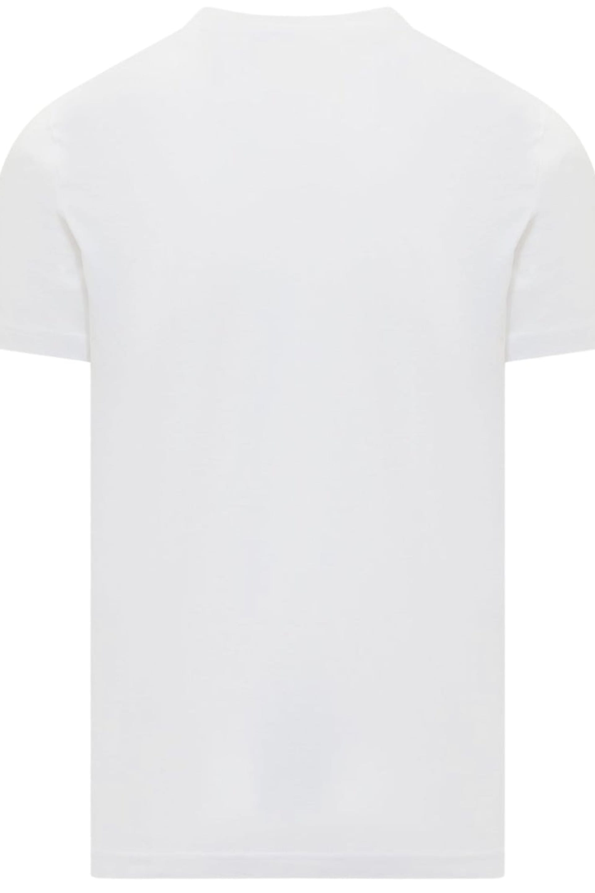 Diesel Diesel Men's Short Sleeve Crew Neck Regular Fit T-shirt in White - 4