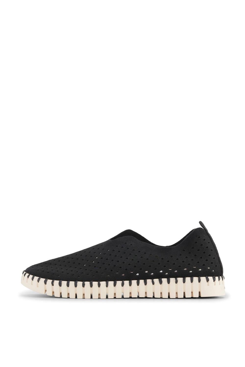 ILSE JACOBSEN Ilse Jacobsen Women's Tulip Laser Cut Out Shoe Black