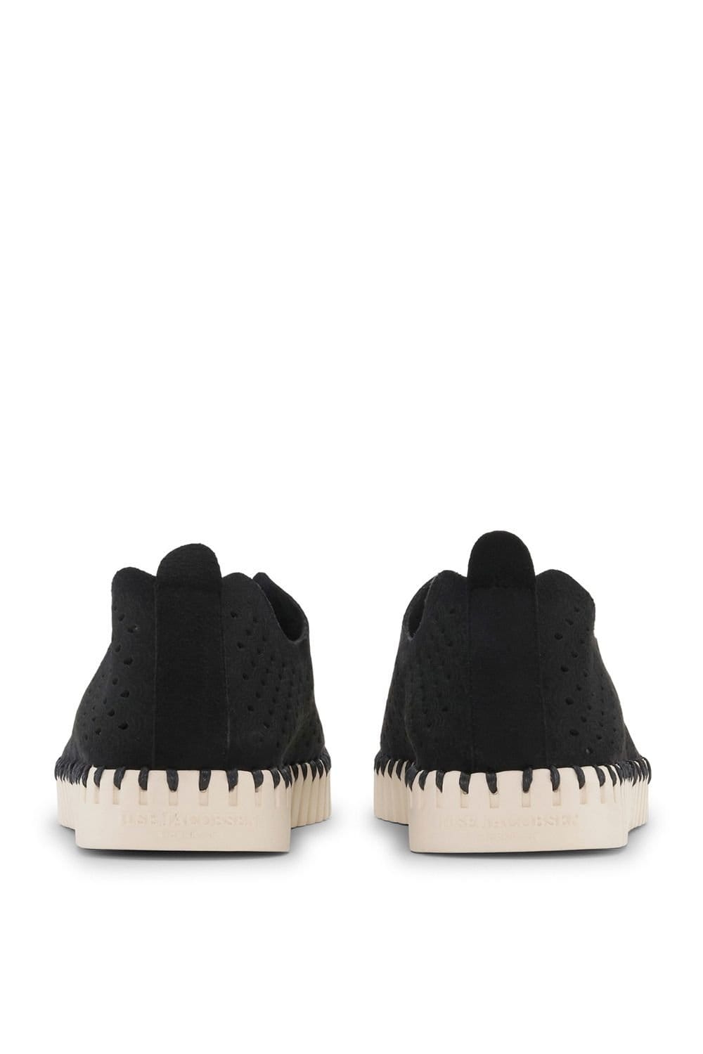 ILSE JACOBSEN Ilse Jacobsen Women's Tulip Laser Cut Out Shoe Black - 4