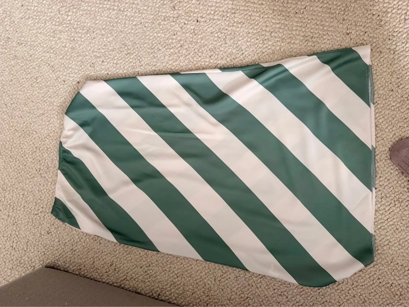 ASOS Asos striped satin midi skirt uk 14 - 1