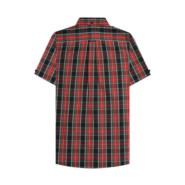 Lambretta Lambretta Men's Checked Shirt in Black - 2