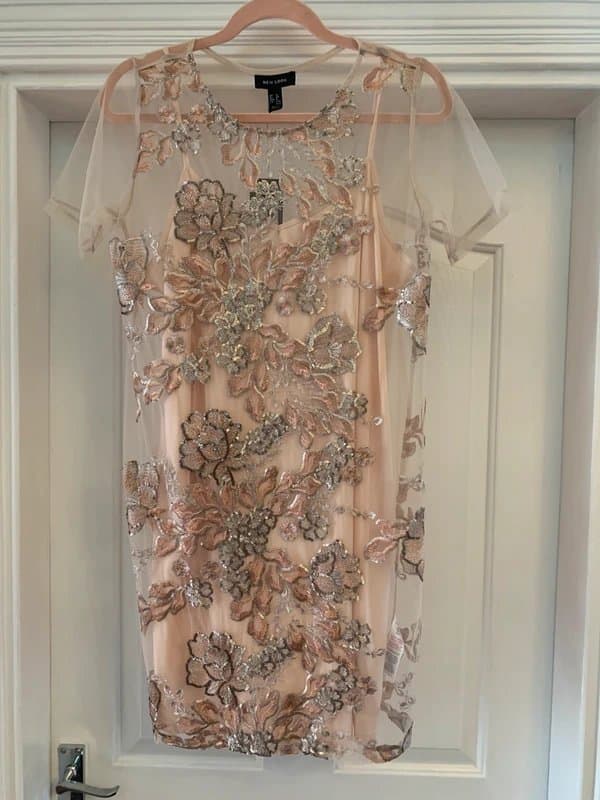 New Look New look embellished sequins dress size 12