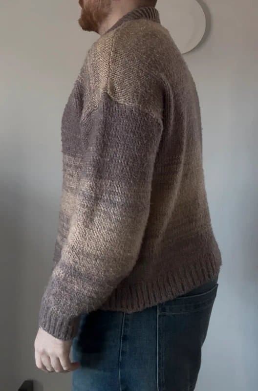 ASOS ASOS Knit Jumper Medium – Brown Cropped Fit