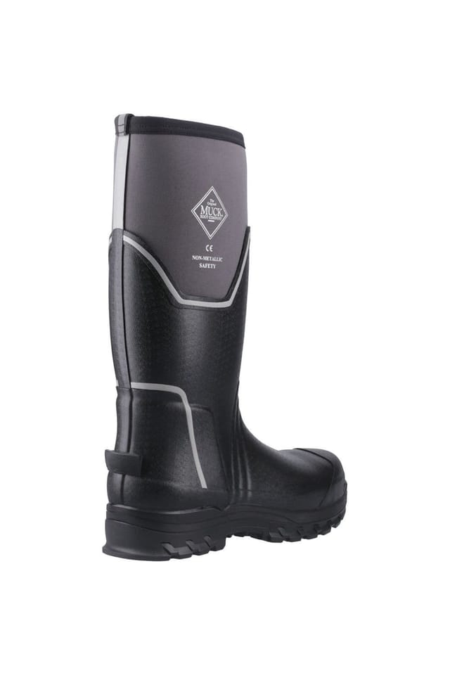 Muck Boots Muck Boots Men's Grit S5 Safety Wellington in Black - 2