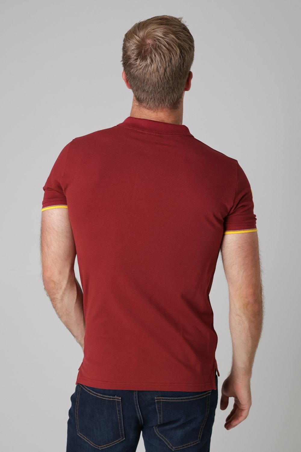 Tokyo Laundry Tokyo Laundry Men's 2-Pack Cotton Piqué Sporty Polo Shirt with Contrast Collar in Olive - 2