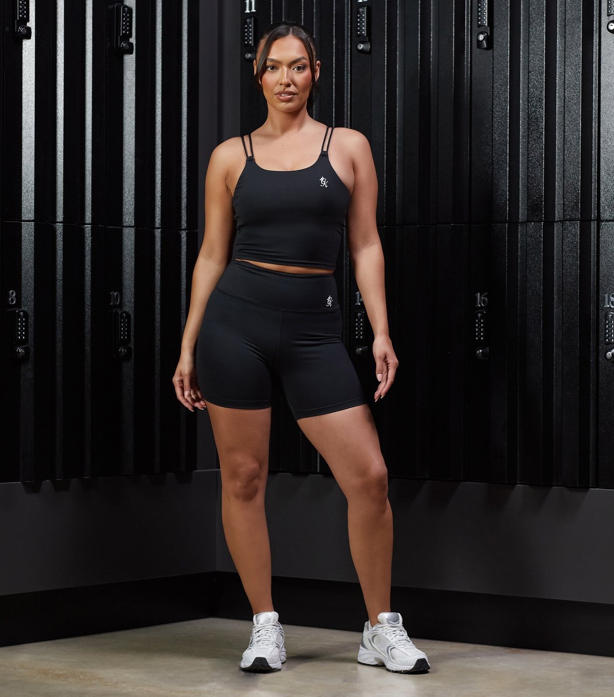 Gym King Women's Black Classic Cycling Shorts Gym King New Look - 2