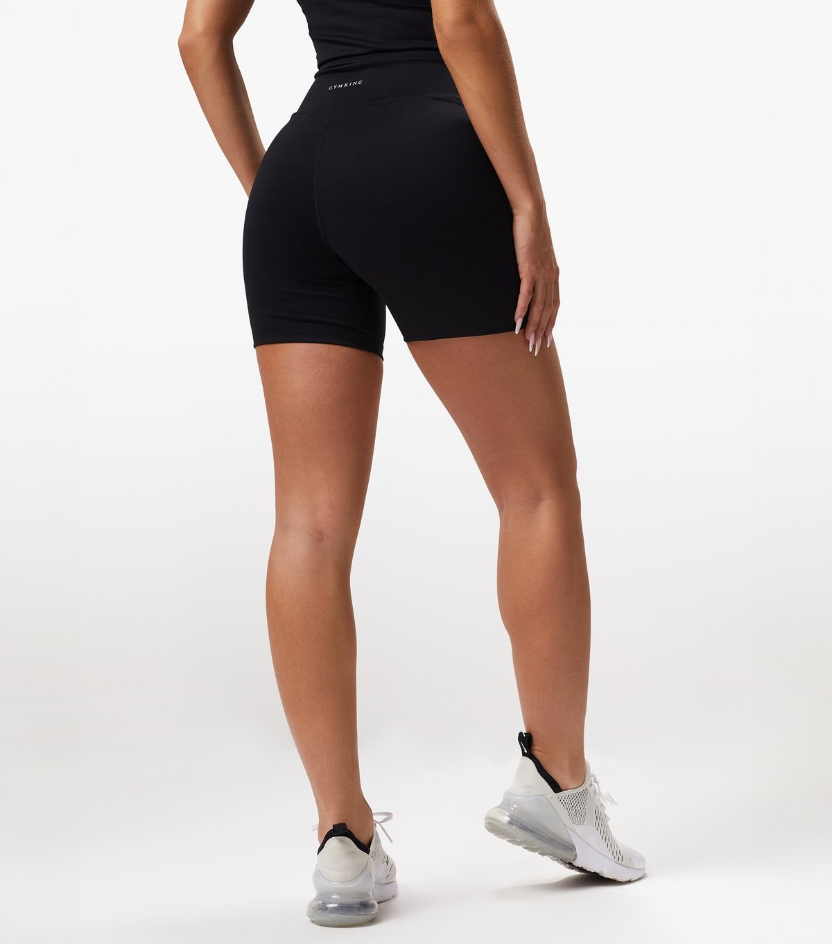 Gym King Women's Black Classic Cycling Shorts Gym King New Look - 3