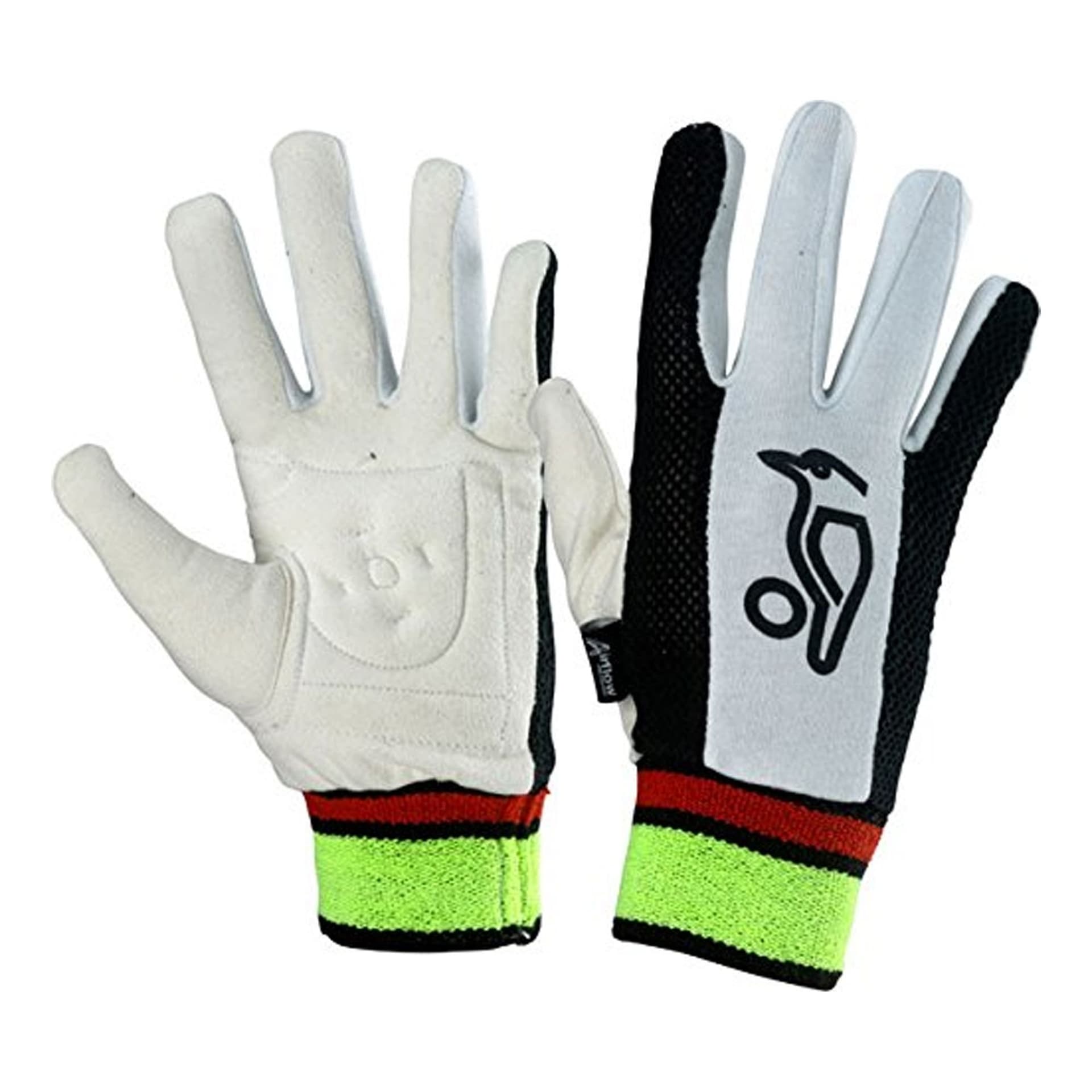 Kookaburra Kookaburra Men's Padded Chamois Wicket Keeping Inner Gloves in White