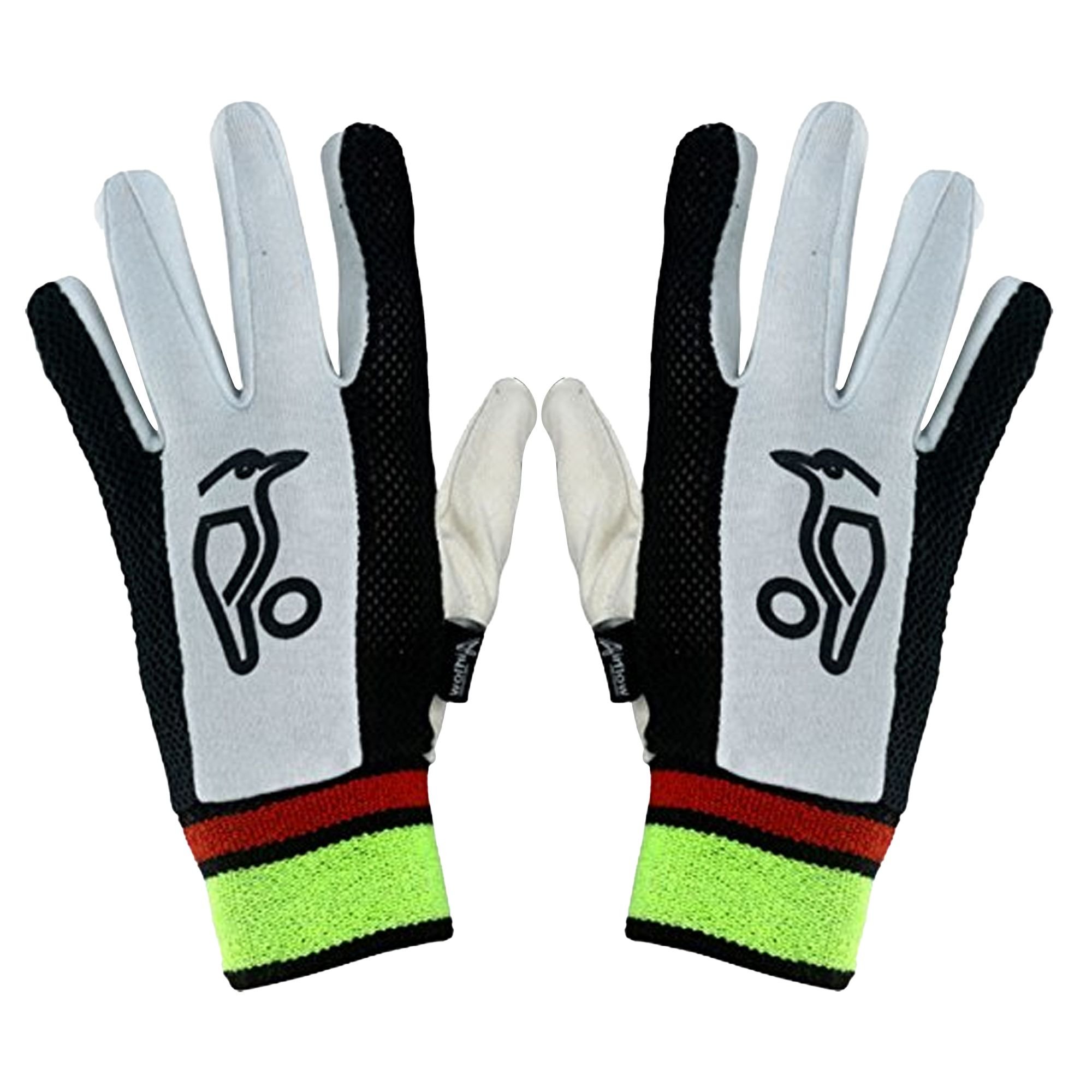 Kookaburra Kookaburra Men's Padded Chamois Wicket Keeping Inner Gloves in White - 2