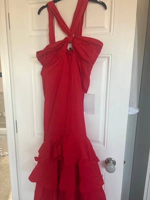 Never Fully Dressed NFd size 10 red occasion dress BNwT