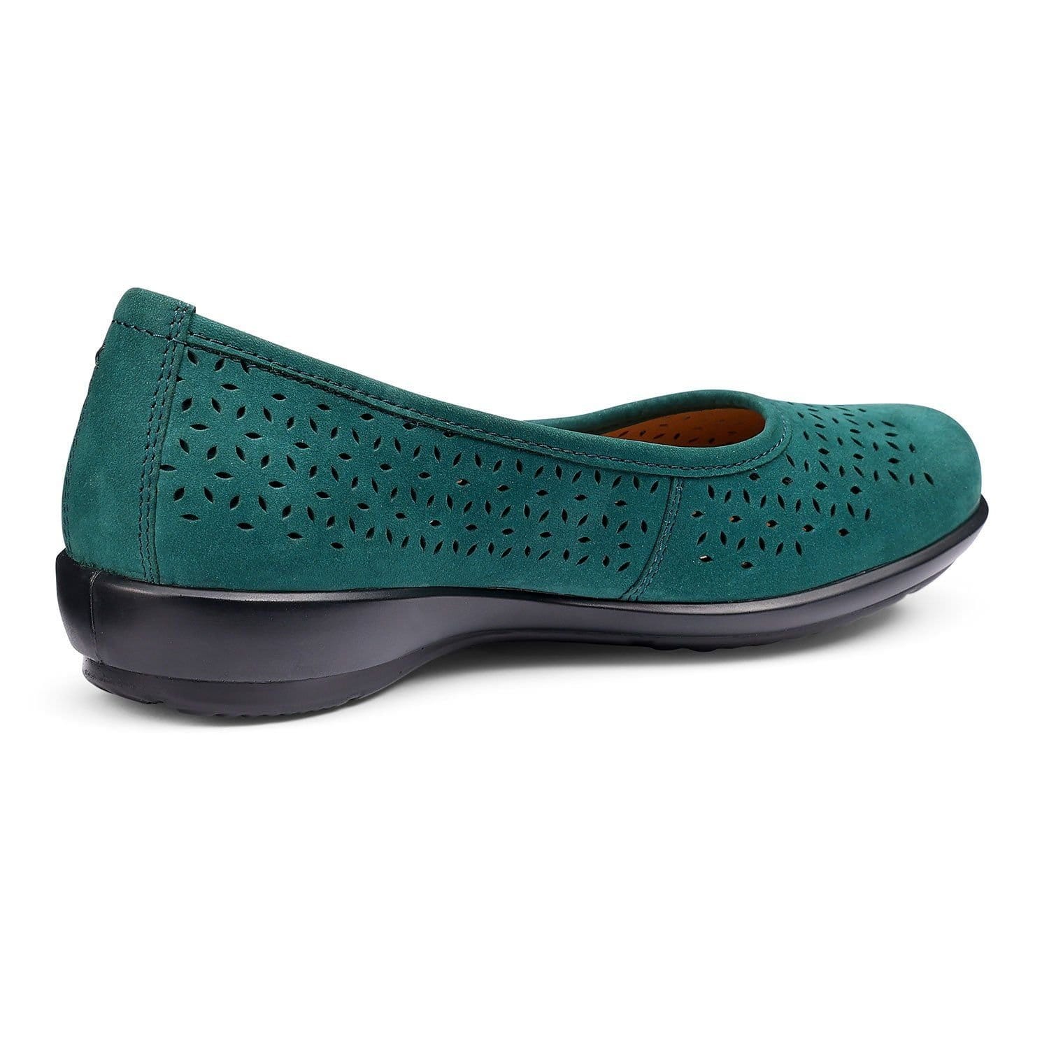 Hotter Hotter Women's Wide Fit 'Livvy II' Ballet Pumps in Teal - 4
