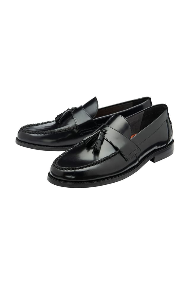Frank Wright Frank Wright Men's Leather 'Bounty' Loafers in Black - 2