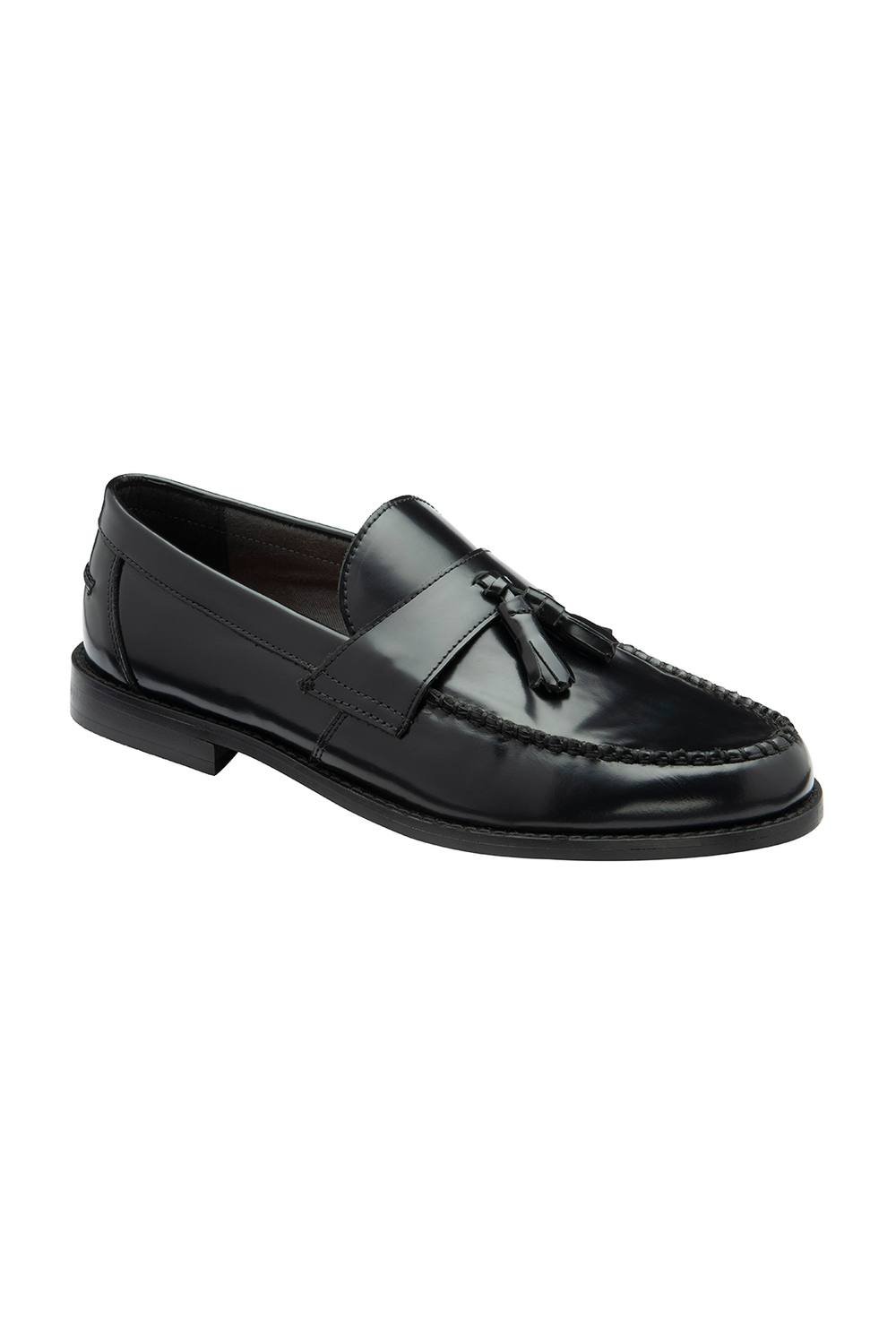 Frank Wright Frank Wright Men's Leather 'Bounty' Loafers in Black - 3