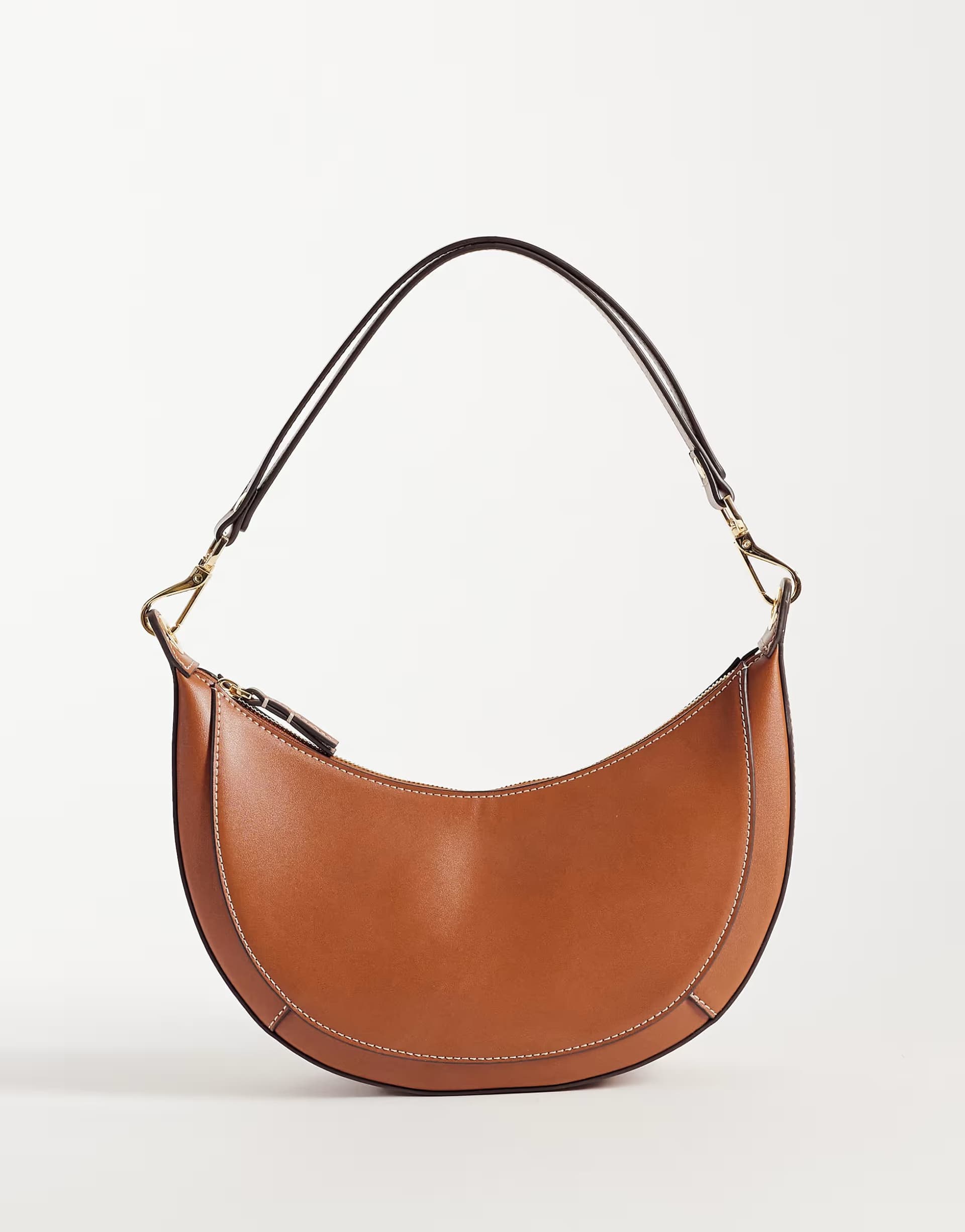 ASOS ASOS Brown Faux Leather Crossbody Bag