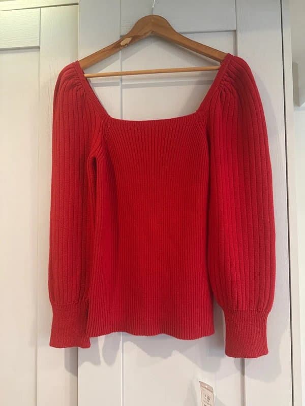 F&F F&F red knit jumper