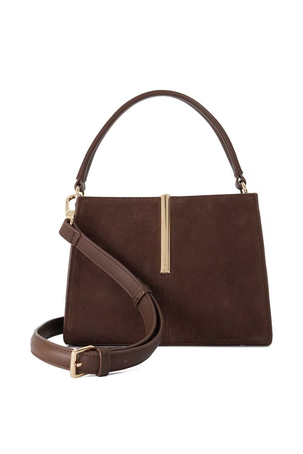 Dune London Dune London Women's 'Dinidestined' Suede Bag in Brown