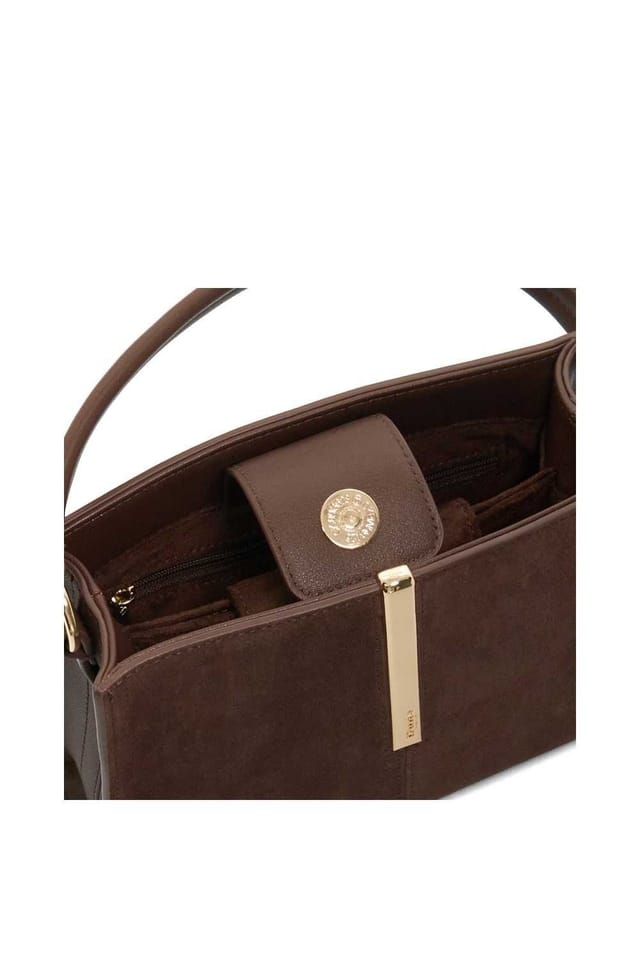 Dune London Dune London Women's 'Dinidestined' Suede Bag in Brown - 3