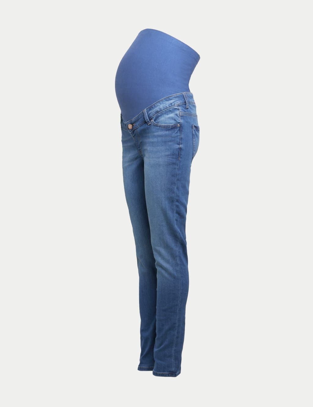 Marks & Spencer M&S Maternity Medium Indigo Over Bump Skinny Jeans