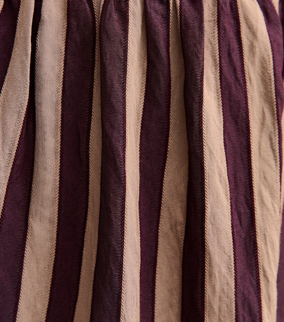 New Look Women's Burgundy Striped V-Neck Three Quarter Sleeve Midi Dress New Look - 4