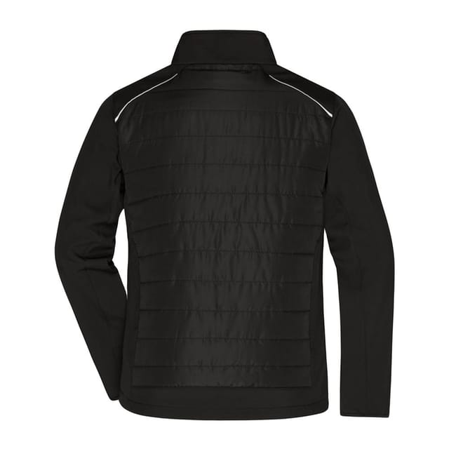 James and Nicholson James and Nicholson Men's Hybrid Jacket in Jet Black - 2
