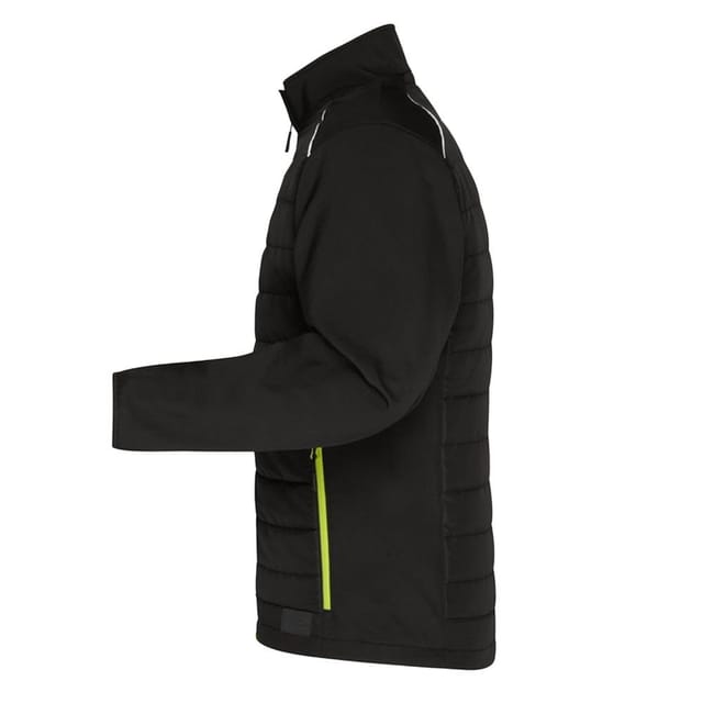 James and Nicholson James and Nicholson Men's Hybrid Jacket in Jet Black - 3