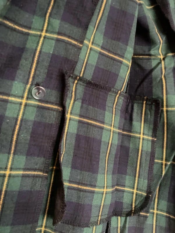 ASOS Parisian Green & Navy Flannel Shacket Size 10