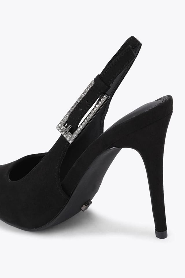 Carvela Carvela Women's 'Blanca Slingback' Suedette Heels in Black - 3