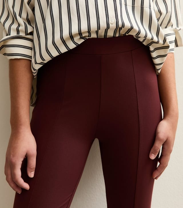 New Look Women's Dark Brown Flared Trousers New Look - 3