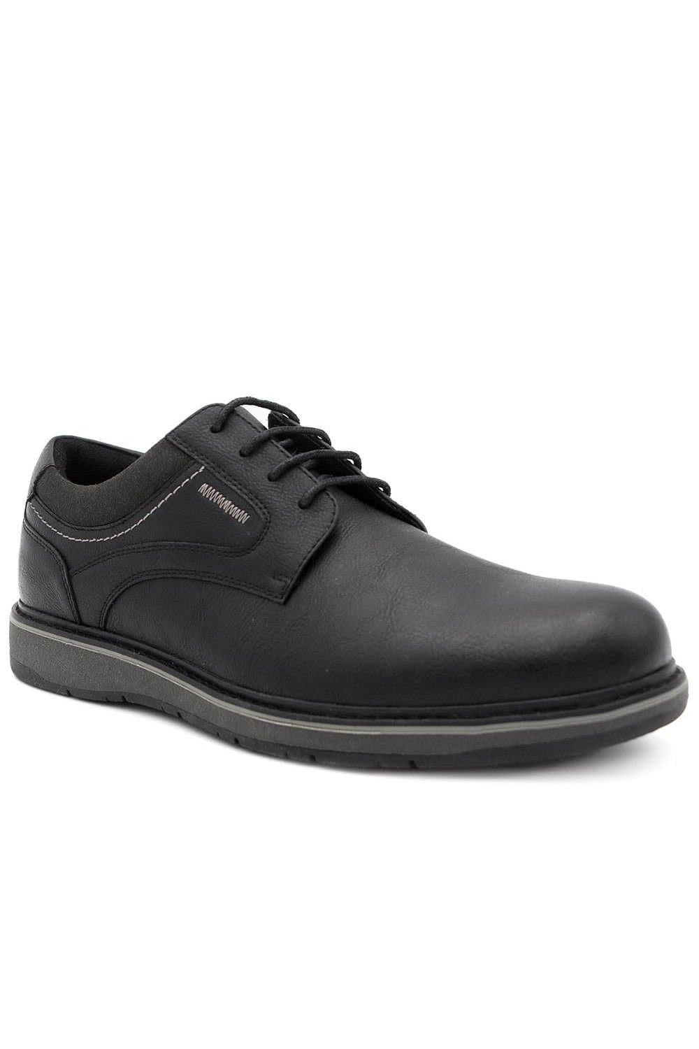Pavers Pavers Men's Casual Lace Up Shoes in Black