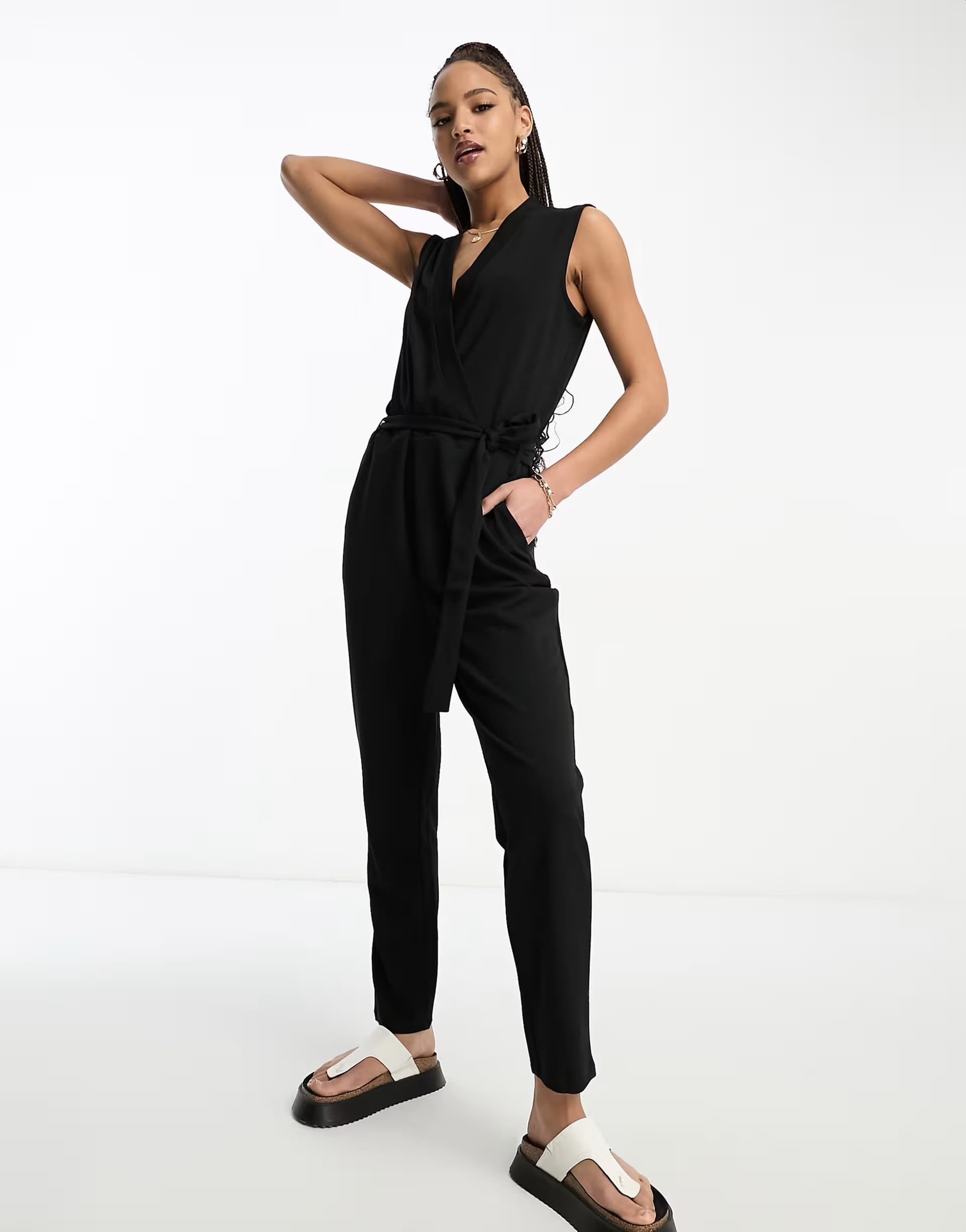 ASOS JDY tailored jumpsuit in black