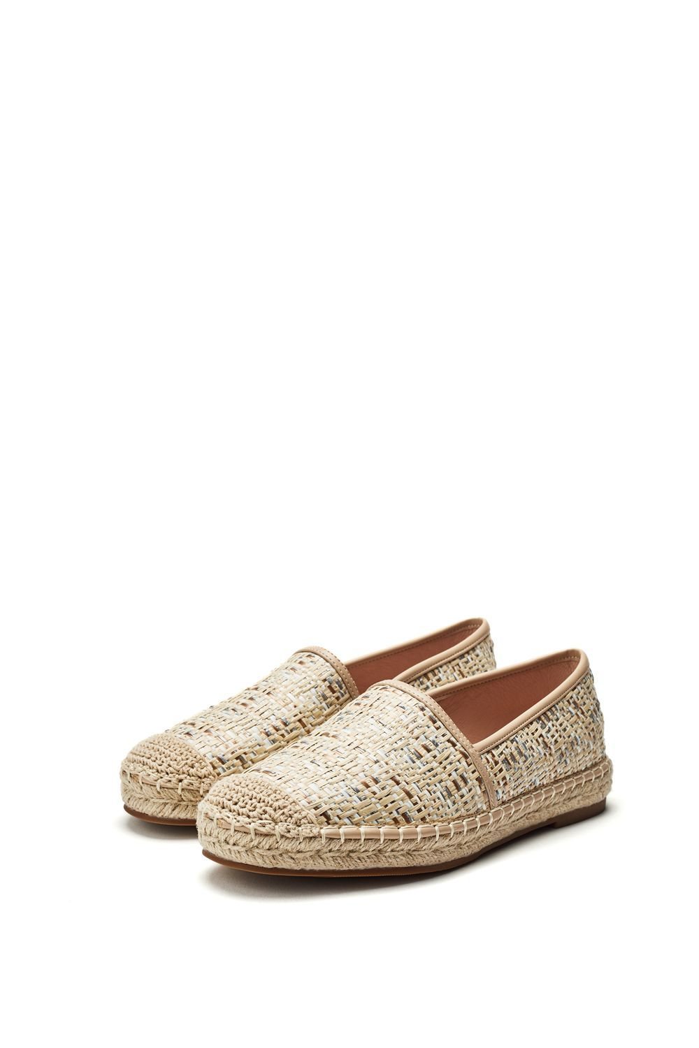 Moda In Pelle Moda In Pelle Women's 'Helio' Raffia Loafers in Metallics - 3