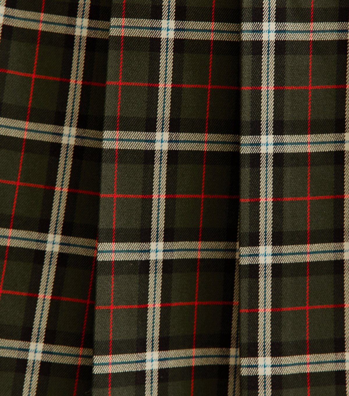 New Look Women's Green Tartan Checked Knife Pleated Skirt New Look - 4