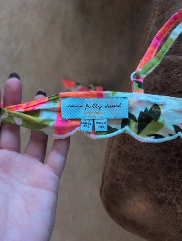 Never Fully Dressed Never Fully Dressed Floral Bra Top