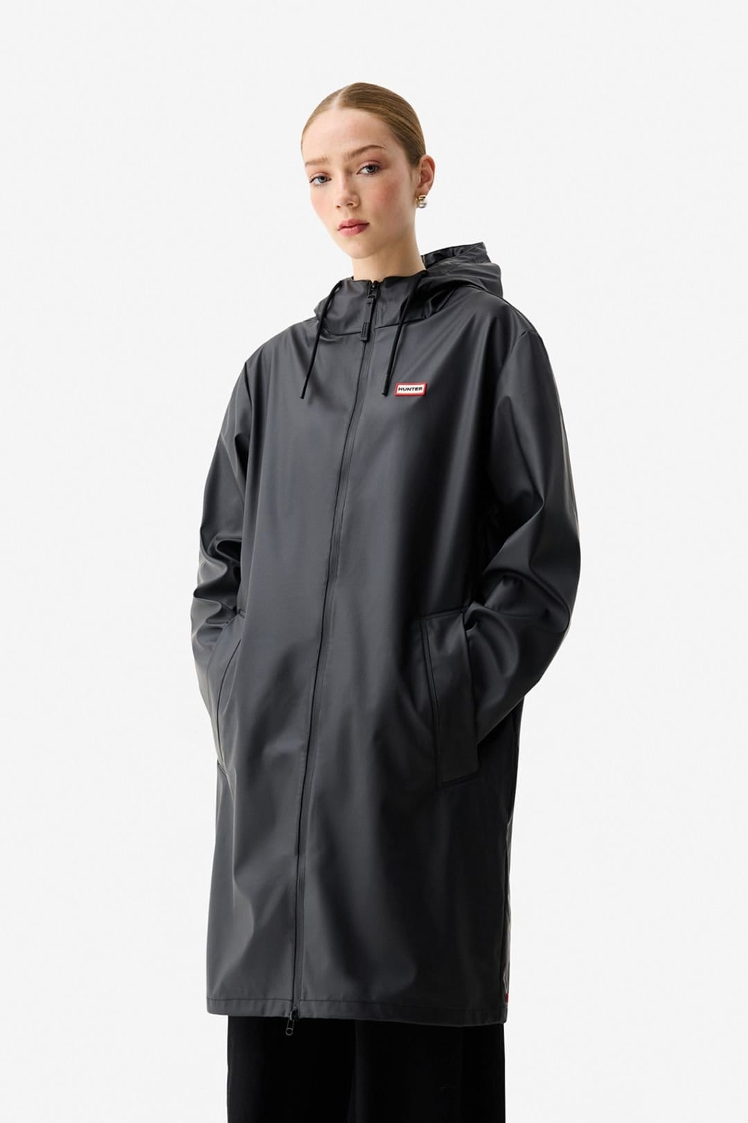 Hunter Hunter Men's Andrea PU Raincoat Black - 4