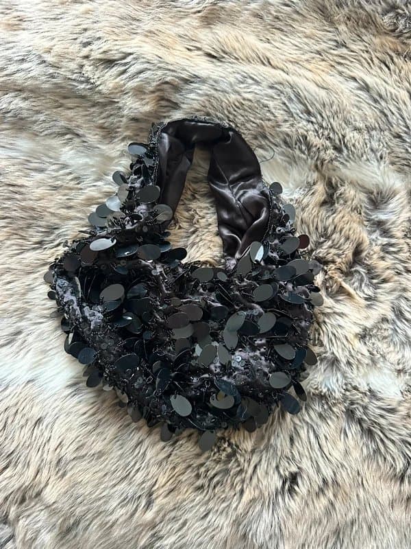 ASOS Black sequin bag
