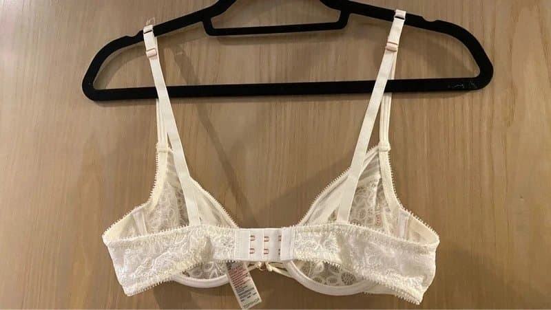 Topshop Topshop Cream Lace Bra Floral Size 34B
