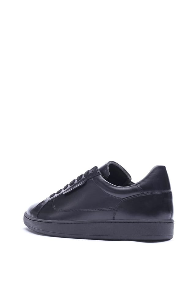 Base London Base London Men's Zammo Lace Up Trainer in Black - 2