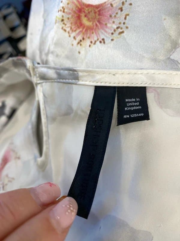 Topshop Gorgeous topshop satin look floral cami UK GM143