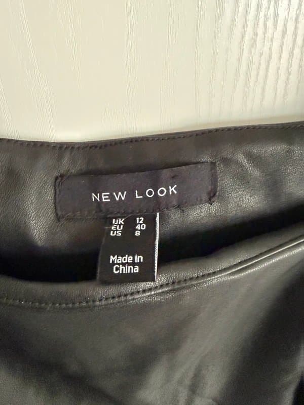 New Look Faux leather dress