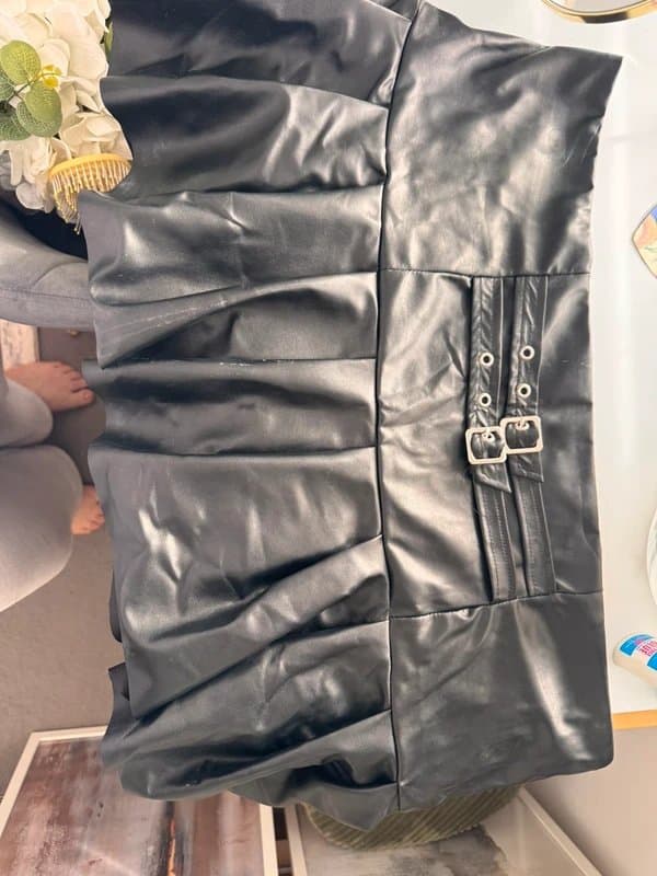 ASOS Faux leather mini skirt