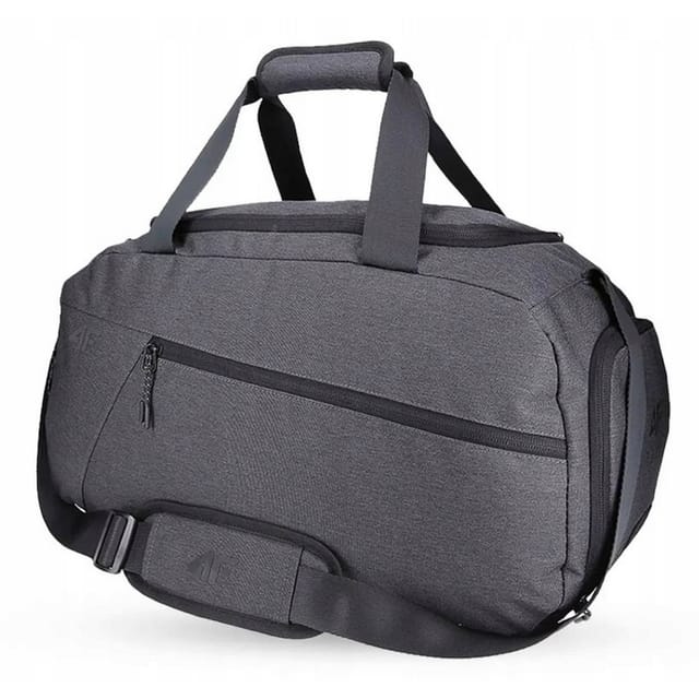 4F 4F Men's AW23ABAGU052 25L Duffle Bag in Light Grey - 3