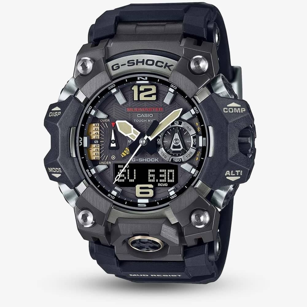 Casio Casio Men's G-Shock New Mudmaster Black Rubber Smart Watch GWG-B1000-1AER