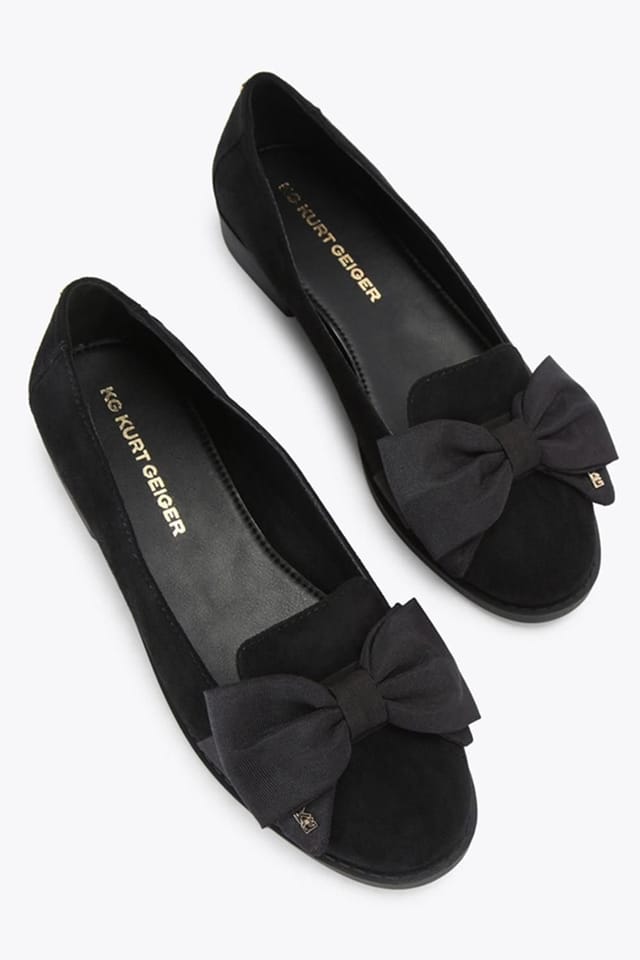 KG Kurt Geiger KG Kurt Geiger Women's 'Muse' Suedette Flats in Black - 2