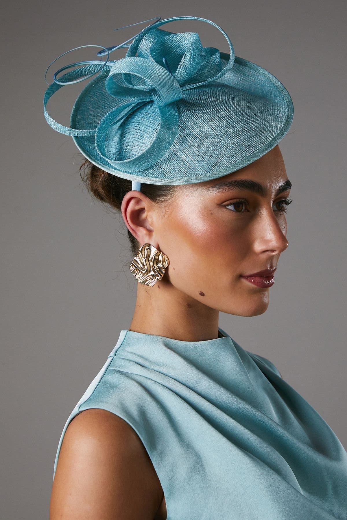 Coast Coast Women's Ice Blue Structured Fascinator