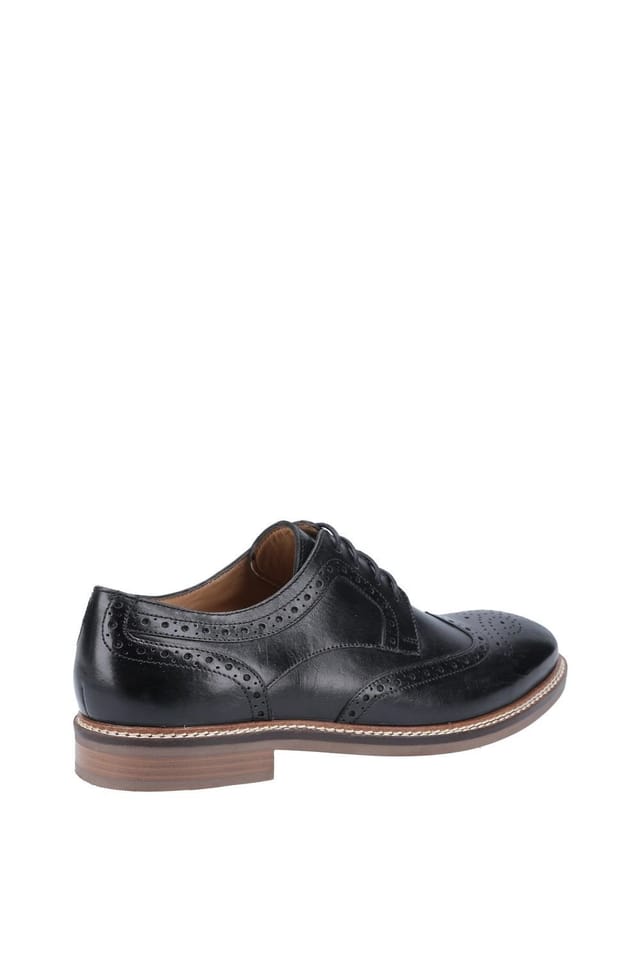 Hush Puppies Hush Puppies Men's 'Bryson' Leather Lace Shoes in Black - 2